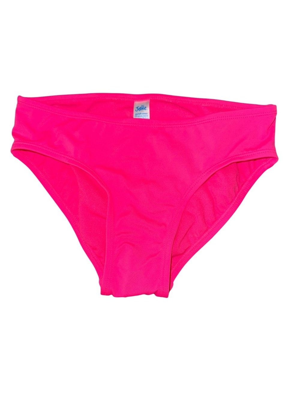 Justice Girls Hot Pink Classic Bikini Bottom size 10 NWOT